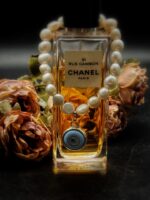 "Isabelle" Blue Vintage Chanel Button Charm and Pearl Bracelet - Image 11