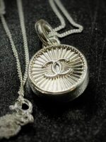 Vintage Chanel Button Pendant