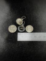 Vintage Chanel Button Earrings