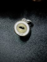 French antique WW1 Military Medical Uniform Button Pendant