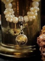 French Antique WW1 Navel Button Charm