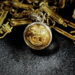 French Antique WW1 Navel Button Charm