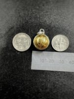 French Antique WW1 Navel Button Charm