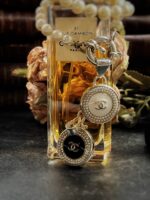 "Manon" Vintage White Pearl Chanel Zipper Pull Pendant - Image 11