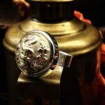 French WW1 Military Medical Uniform Button Ring