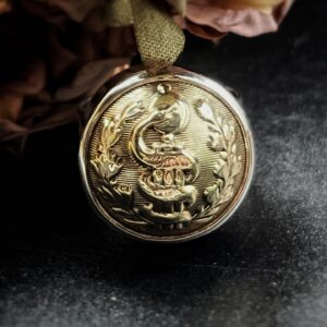 French WW1 Military Medical Button Ring