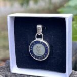 Vintage YSL Button Pendant