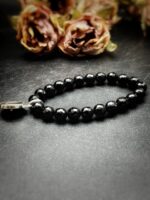 Vintage Black Dior Button Charm Bracelet