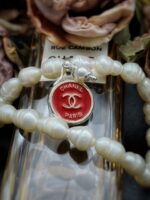 Antique 1920s Chanel Button Charm Pendant