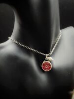 Antique 1920s Chanel Button Charm Pendant