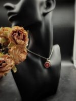 Antique 1920s Chanel Button Charm Pendant