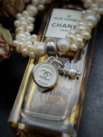 Antique 1920s Chanel Button Charm Pendant