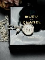 Antique 1920s Chanel Button Charm Pendant