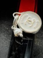 Antique 1920s Chanel Button Charm Pendant