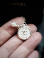 Antique 1920s Chanel Button Charm Pendant