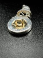 "Adeline" 1920s Antique White Chanel Button Pendent Charm - Image 3