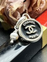 Antique 1920s Chanel Button Charm Pendant