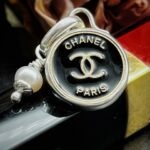 Antique 1920s Chanel Button Charm Pendant