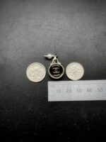 Antique 1920s Chanel Button Charm Pendant