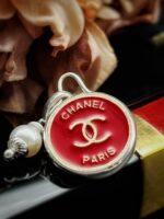 Antique 1920s Chanel Button Charm Pendant