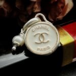 Antique 1920s Chanel Button Charm Pendant